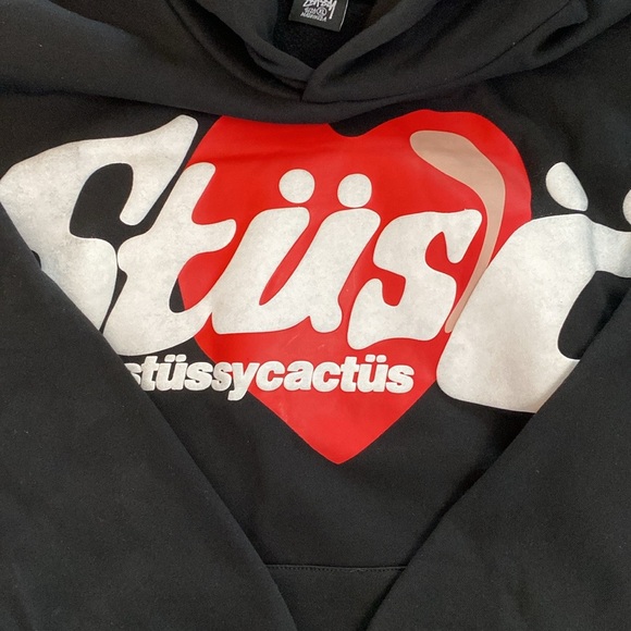 Stussy x CPFM Heart Hoodie Black - Picture 3 of 5